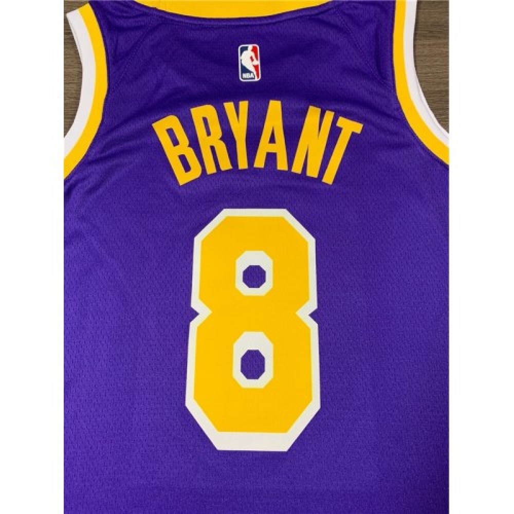 Men's Los Angeles Lakers Kobe Bryant #8 Purple Swingman Jersey - Statement Edition-Pro Kit Vault | Brand New 26/27 Sports Jerseys